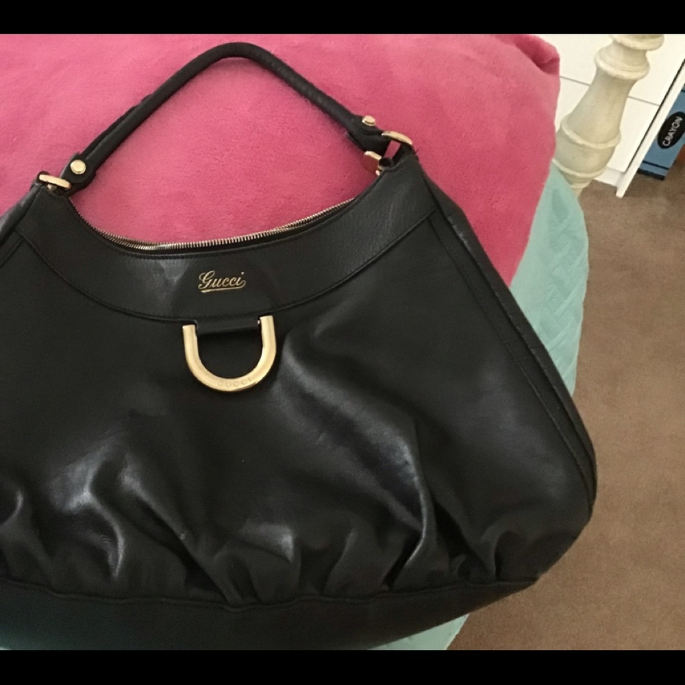 Authentic Gucci leather handbag